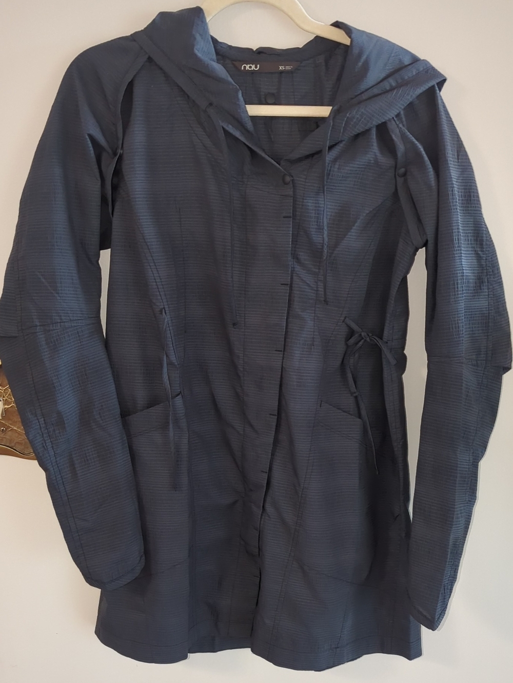 Nau Navy Hooded Dress/Jacket